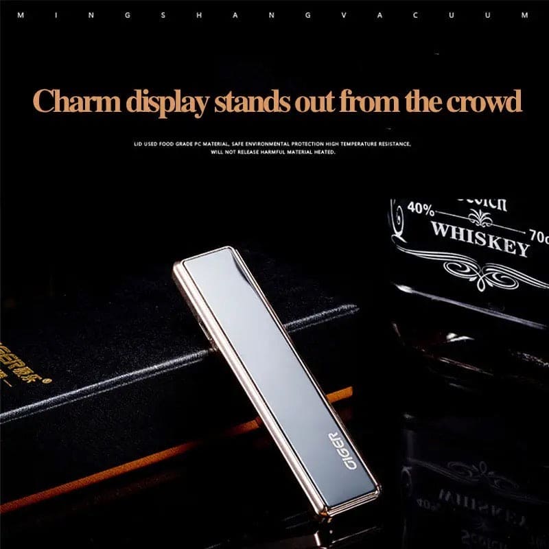 Ultra Thin Rechargeable USB Lighter, Flameless Metal Lighter, Filament Windproof Electronic Cigarette Lighter, USB Chargeable Lighter Ultra Thin Rechargeable USB Lighter, Flameless Metal Lighter, Filament Windproof Electronic Cigarette Lighter, USB Chargeable Lighter